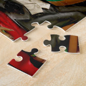 Frankenstein und Dracula Halloween-Monster-Poker Puzzle (Seite)