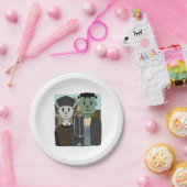 Frankenstein und Frankenstein Pappteller (Party)