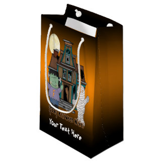 Frankenstein und Mama-Halloween-Geschenk-Tasche Kleine Geschenktüte
