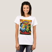 Frankenstein vs Hulk - Klassischer Pop Art T-Shirt (Vorne ganz)
