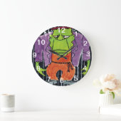 Frankenstein Wall Clock Große Wanduhr (Zuhause)