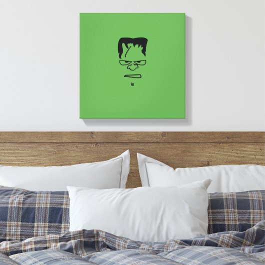 Frankenstein Wrapped Canvas Leinwanddruck (Insitu (Schlafzimmer))