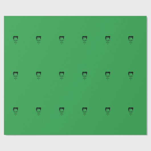 Frankenstein Wrapping Paper Geschenkpapier (Flach)