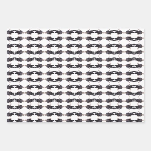 Frankenstein Wrapping Paper Sheets Geschenkpapier Set (Vorderseite 2)