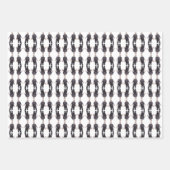 Frankenstein Wrapping Paper Sheets Geschenkpapier Set (Vorderseite)