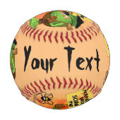 Frankenstein-Zeichen "Normal People Scare Me" Baseball (Rückseite)