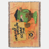 Frankenstein-Zeichen "Normal People Scare Me" Decke (Vorderseite Vertikal)