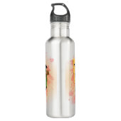 Frankenstein-Zeichen "Normal People Scare Me" Edelstahlflasche (Rückseite)