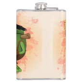 Frankenstein-Zeichen "Normal People Scare Me" Flachmann (Rückseite)