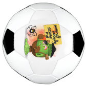 Frankenstein-Zeichen "Normal People Scare Me" Fußball (Gedreht)