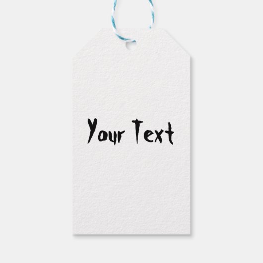 Frankenstein-Zeichen "Normal People Scare Me" Geschenkanhänger (Rückseite)