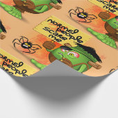 Frankenstein-Zeichen "Normal People Scare Me" Geschenkpapier (Ecke)