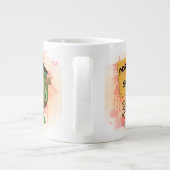 Frankenstein-Zeichen "Normal People Scare Me" Jumbo-Tasse (Rückseite)