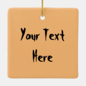 Frankenstein-Zeichen "Normal People Scare Me" Keramikornament (Rückseite)