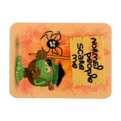 Frankenstein-Zeichen "Normal People Scare Me" Magnet (Horizontal)