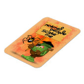 Frankenstein-Zeichen "Normal People Scare Me" Magnet (Linke Seite)