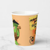 Frankenstein-Zeichen "Normal People Scare Me" Pappbecher (Links)