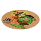 Frankenstein-Zeichen "Normal People Scare Me" Schneidebrett (Ecke)