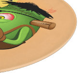 Frankenstein-Zeichen "Normal People Scare Me" Schneidebrett (Ecke)