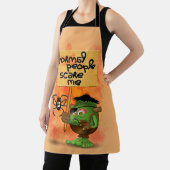 Frankenstein-Zeichen "Normal People Scare Me" Schürze (InSitu)