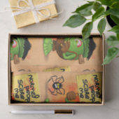 Frankenstein-Zeichen "Normal People Scare Me" Seidenpapier (Geschenk)