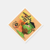 Frankenstein-Zeichen "Normal People Scare Me" Serviette (Ecke)