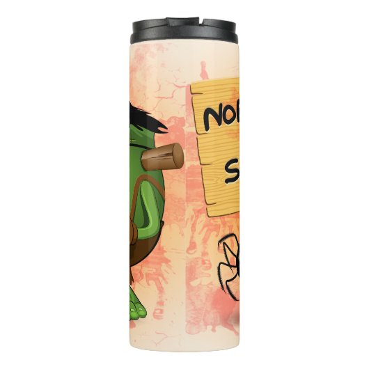 Frankenstein-Zeichen "Normal People Scare Me" Thermosbecher (Rückseite)