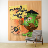 Frankenstein-Zeichen "Normal People Scare Me"