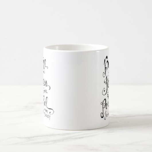 Frankenstein Zitat handgeschriebene Viktorianische Kaffeetasse (Mittel)