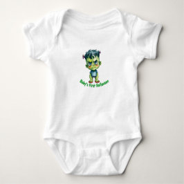Frankenstein zum ersten Halloween vom Baby Strampler