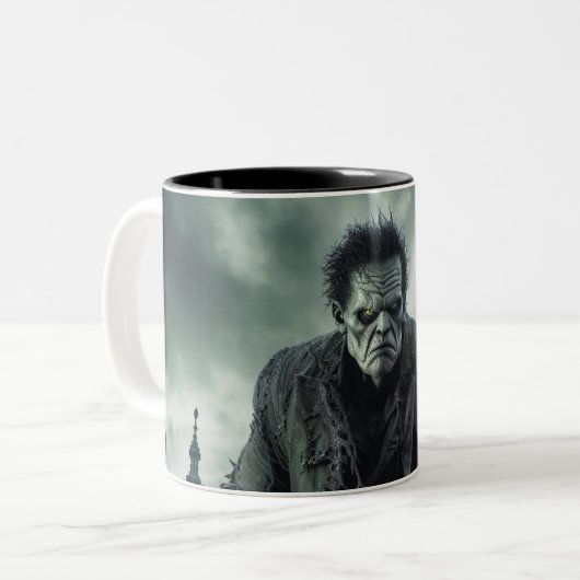 Frankenstein Zweifarbige Tasse (Vorderseite Links)