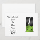 Frankensteine Einladung (Vorne/Hinten)