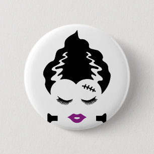 Frankensteinmonster-Braut Halloween-Kostüm 1 Button