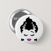 Frankensteinmonster-Braut Halloween-Kostüm 1 Button (Vorne & Hinten)