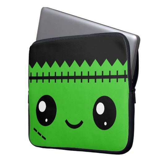 Frankensteinmonster Laptopschutzhülle (Vorderseite Links)