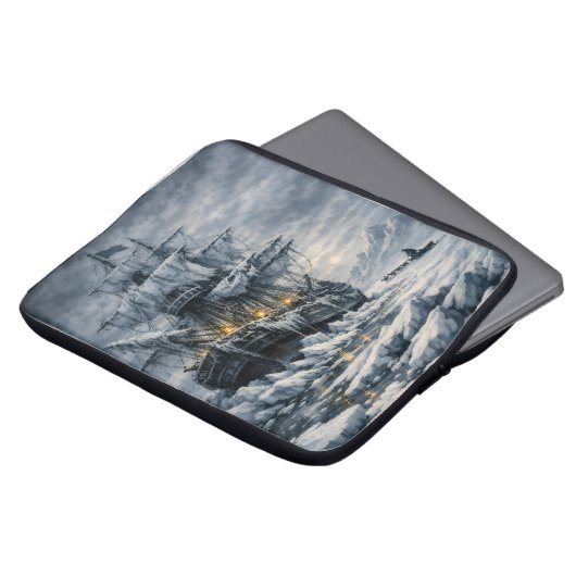 Frankensteins arktische Jagd von BurnsInHell Laptopschutzhülle (Vorne Oben)