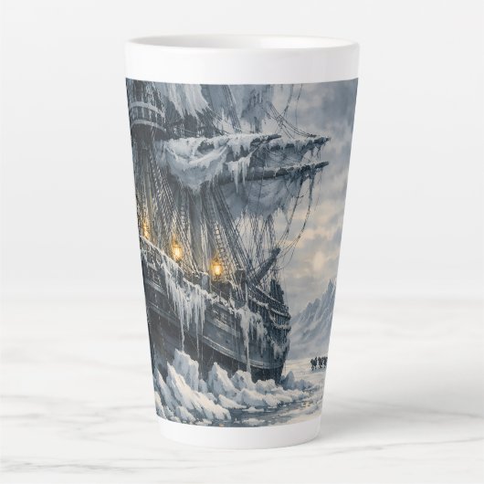 Frankensteins arktische Jagd von BurnsInHell Milchtasse (Vorderseite)