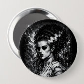 Frankensteins Braut — Wiederbelebt von BurnsInHell Button (Vorne & Hinten)