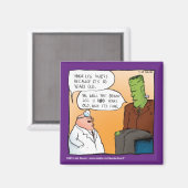 Frankensteins Doctor Cartoon Magnet (Vorderseite/Rückseite)