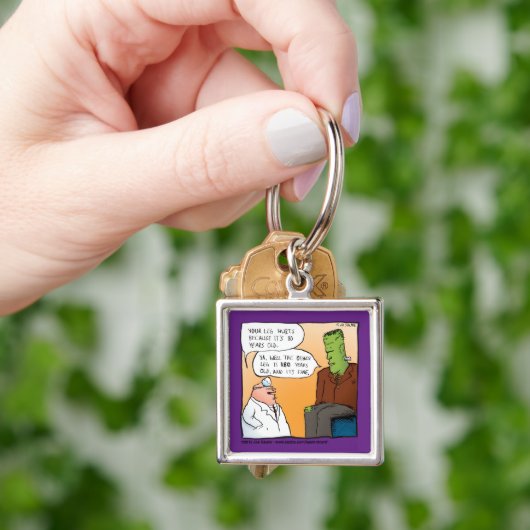 Frankensteins Doctor Cartoon Schlüsselanhänger (Hand)