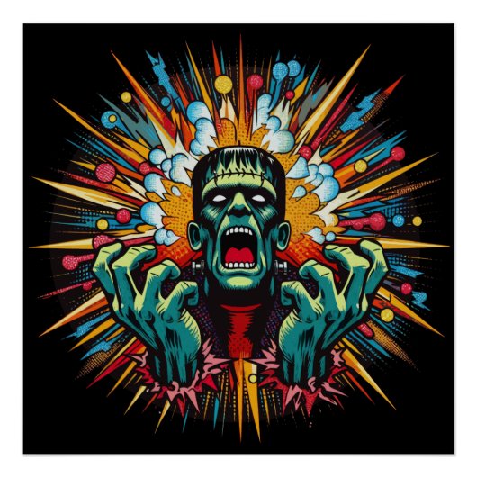 Frankensteins glänzendes Poster (Vorderseite)