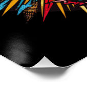 Frankensteins glänzendes Poster (Ecke)