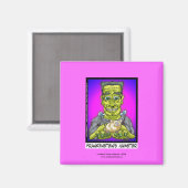 Frankensteins Hamster Funny Cartoon Magnet (Vorderseite/Rückseite)