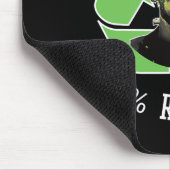 Frankensteins Monster - 100% Gerecycelt S Funny Ha Mousepad (Ecke)