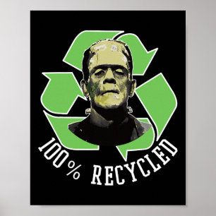 Frankensteins Monster - 100% Gerecycelt S Funny Ha Poster