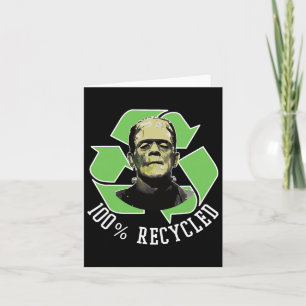 Frankensteins Monster - 100% recycelter lustiger H Karte