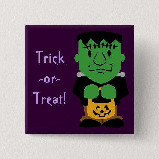 Frankensteins Monster Button (Vorderseite)