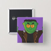 Frankensteins Monster Button (Vorne & Hinten)