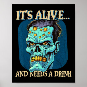Frankensteins Monster Es ist lebendig und braucht Poster