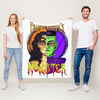 Frankensteins Monster - Klassischer Horror-Throw B Fleecedecke
